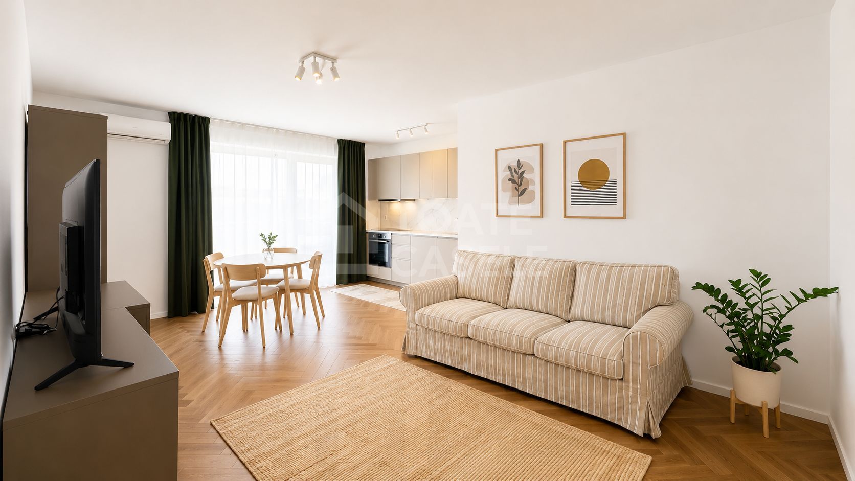 Apartament modern cu 2 camere, ultrafinisat - Poză 2