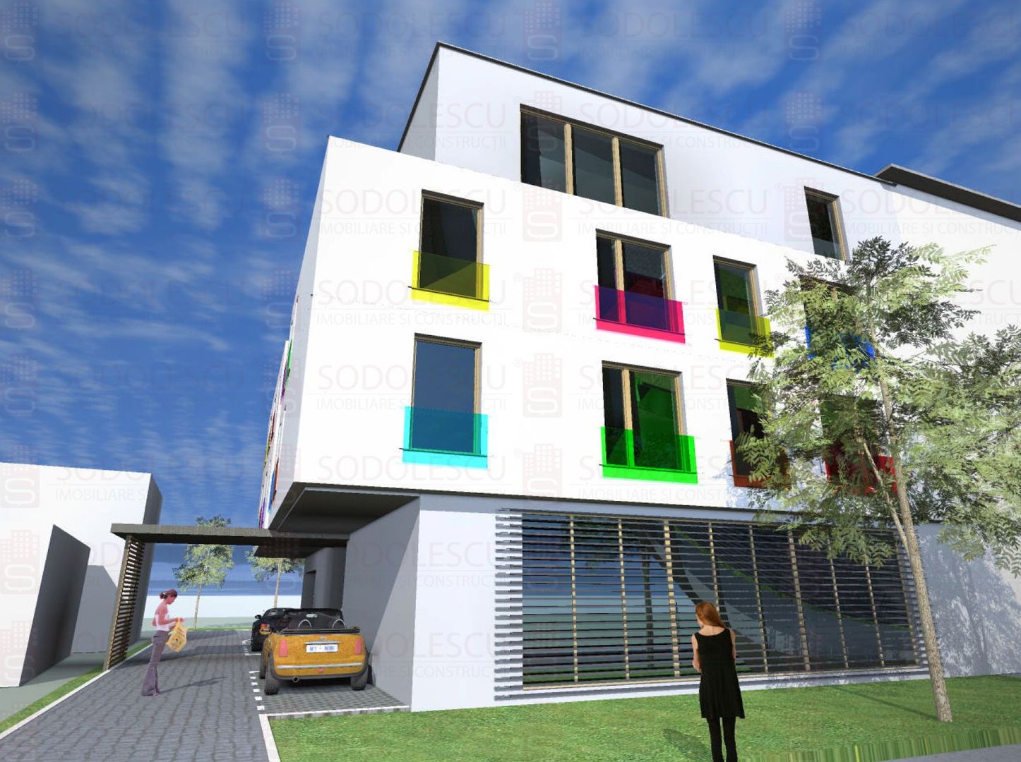 PROIECT pentru 7 apartamente ZONA CENTRALA - Poză 2