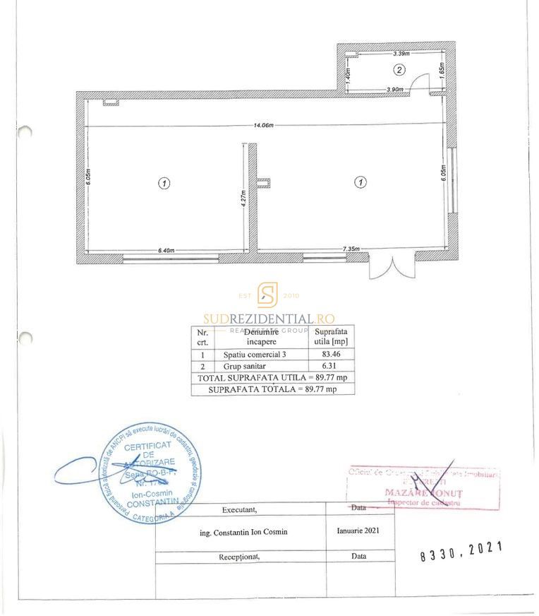 Spatiu comercial de vanzare, The Grand Kristal, Metro Berceni, 89.77mp - Schiță 6