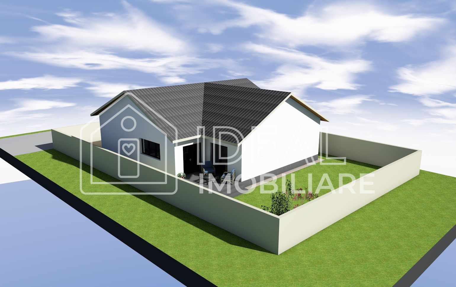 Casa Individuala pe un singur nivel cu 400 mp de teren, in Selimbar - Poză 3