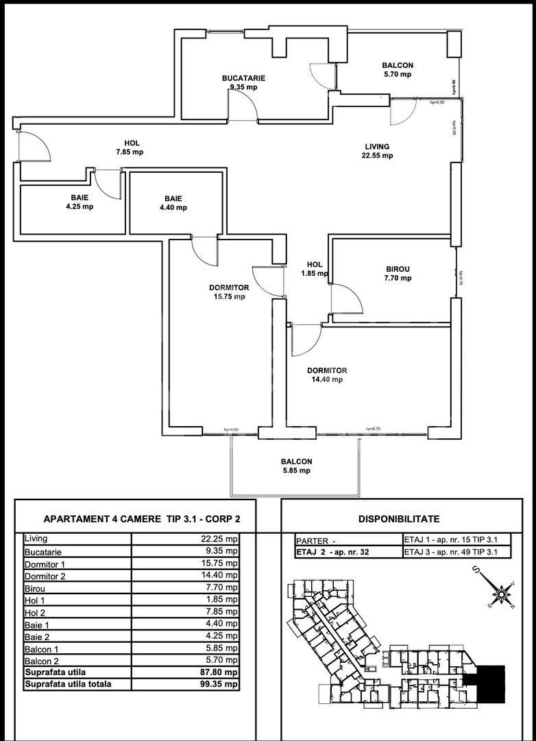 Vânzare, apartament, 4 camere, București - Poză 6
