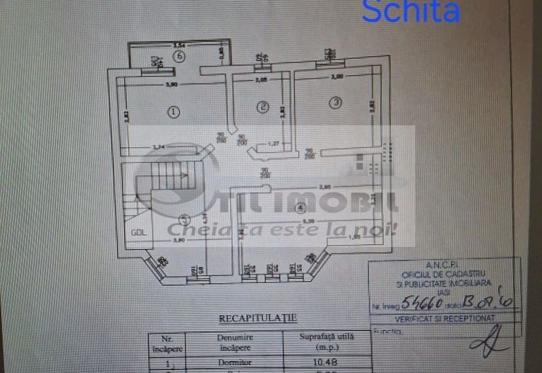 Apartament 3 camere, zona Miroslava, 88.000 euro - Poză 7