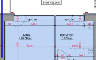 Apartament cu 2 camere de vanzare Fabrica de Glucoza - Schiță 7