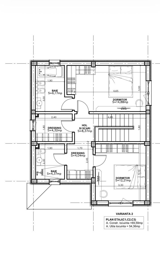 CASE INDIVIDUALE CLINCENI, RATE DEZVOLATOR,FINALIZARE AUGUST, COMIS 0% - Schiță 16