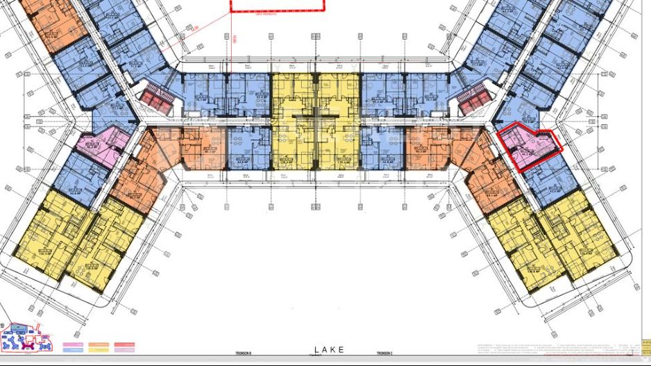 Vanzare Studio, One Lake District - Schiță 7