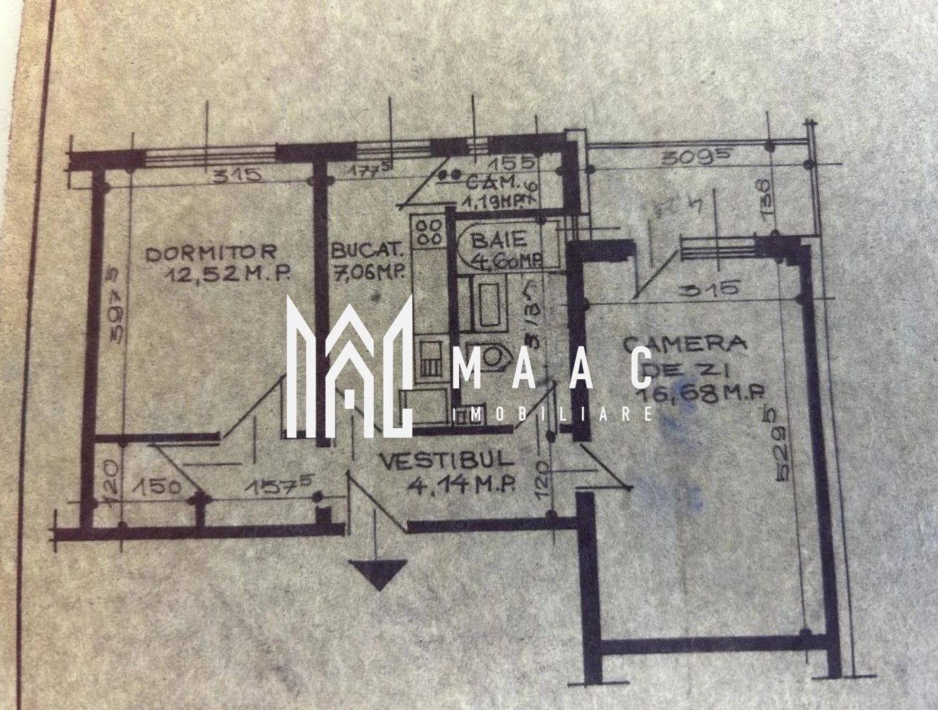 Apartament 2 camere | Decomandat | Balcon | Vasile Aaron - Poză 4