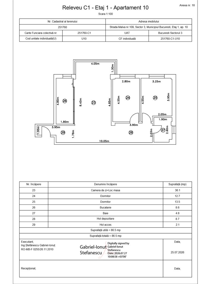 Titan- Bloc boutigue- apartament 3 camere / Incalzire in pardoseala - Poză 11