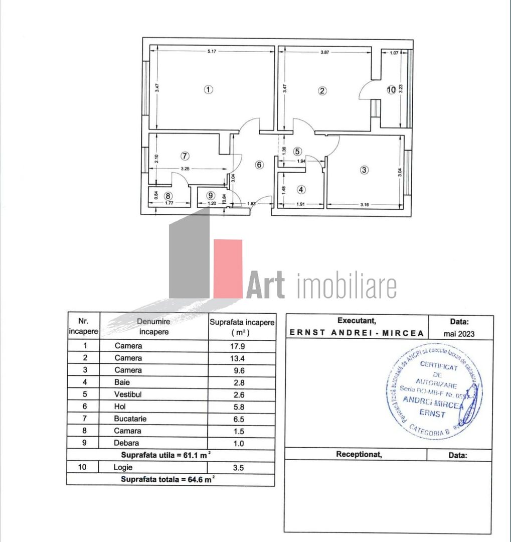 Apartament 3 camere Drumul Taberei - Poză 10