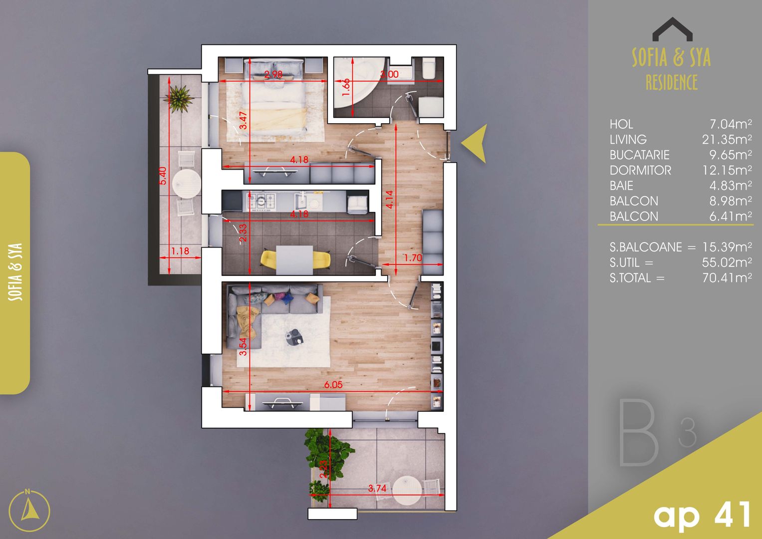 Apartament 2 camere Pallady, Sector 3,Finalizat, Metrou N Teclu 10 min - Poză 5