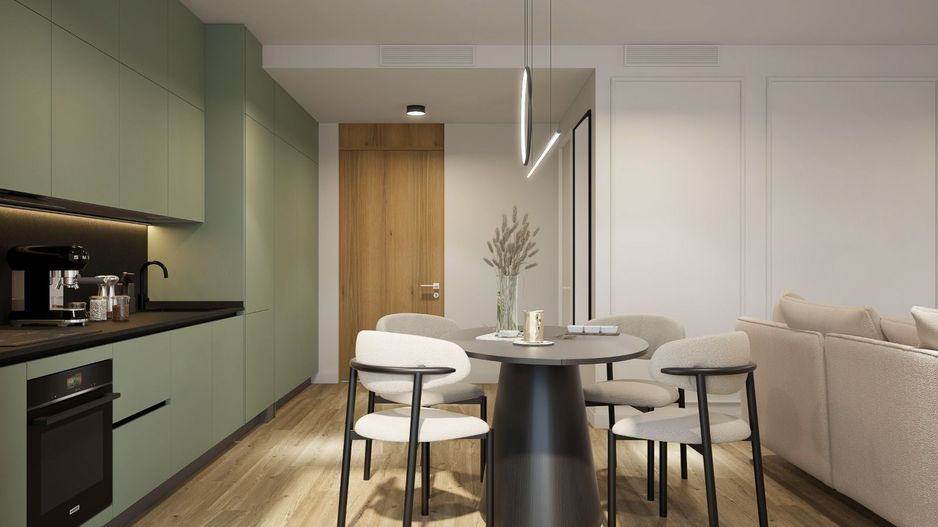 Apartament cu 2 camere mobilat la inchiriere in Amber Forest - Poză 3