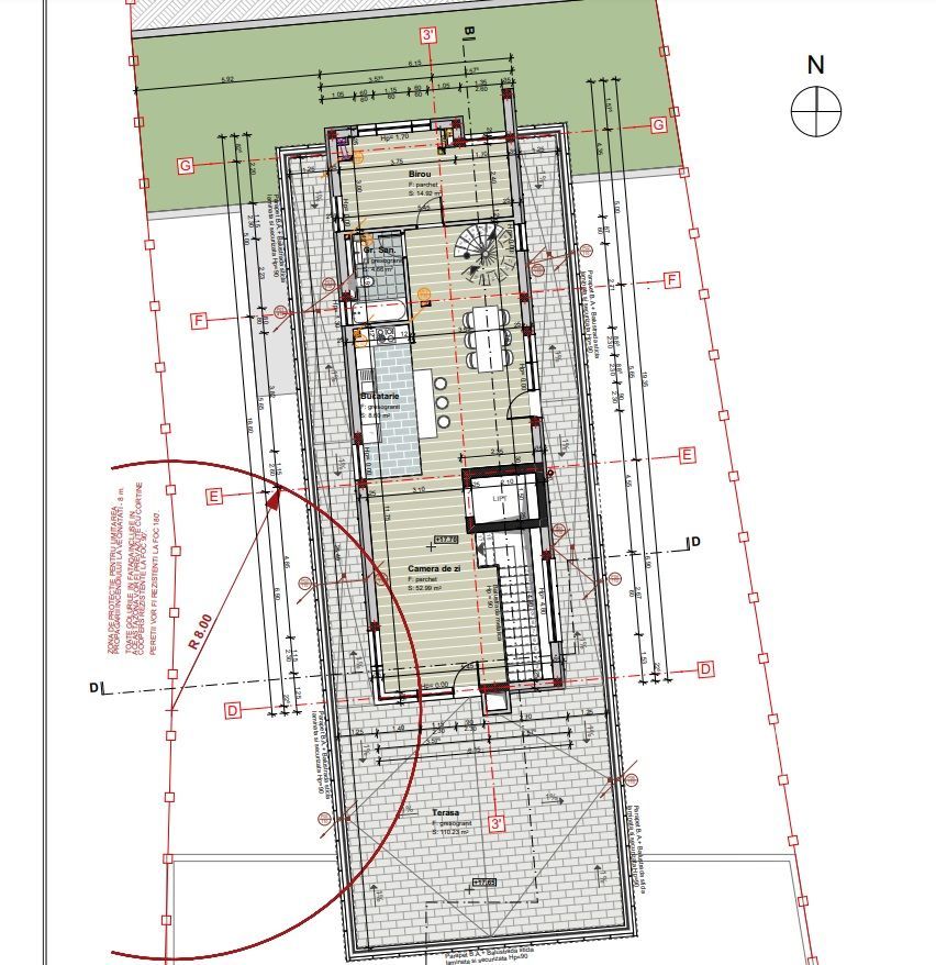 Penthouse dispus pe 2 niveluri cu terasa de 150 m2 langa Parcul Central - Poză 3