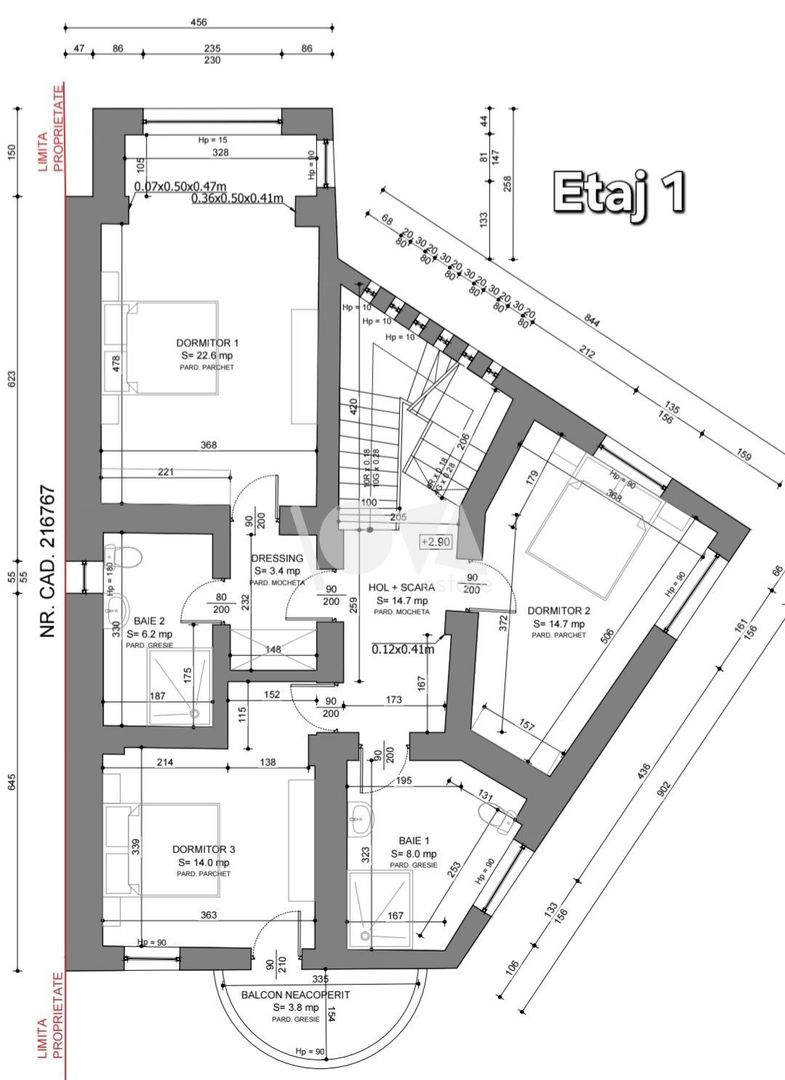 De închiriat: casa D+P+2E-  10 camere- Kogalniceanu - Poză 3