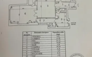 Apartament cu 4 camere 107,52 mp - Universitate - Poză 17
