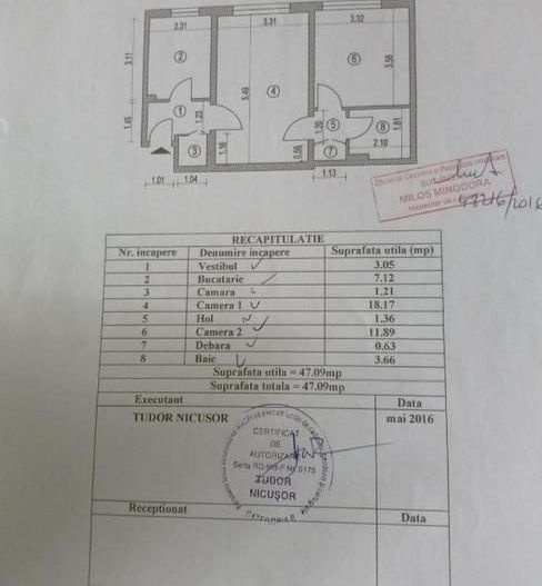 Vanzare Apartament 2 camere | Pajura – Sector 1 | Locuință, birou sau cabinet ✨ - Poză 16