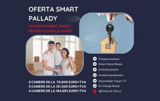 Apartamente 2 camere Titan Pallady Metrou,SMART Home,EV CHARGE Ready,