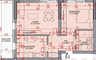 Oferta Lansare 2 camere bloc boutique  parcul Teilor - Schiță 6