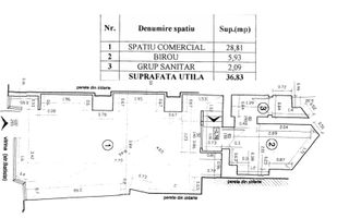 Spatiu comercial 37mp Universitate Batistei Stradal - Poză 14