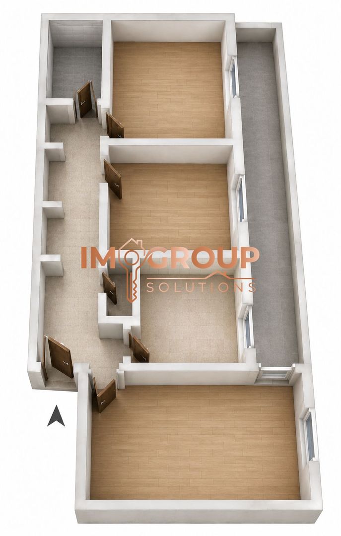 Bloc din 1986 - 3 camere decomandat - Dancu - Poză 1