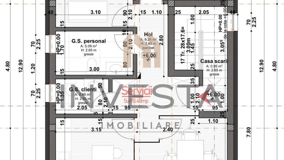 Apartament in vila in curs de contructie! Predare decembrie 2026! - Schiță 2