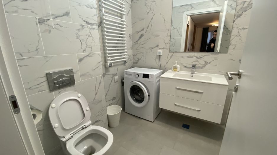 Apartament 2 camere NOU, prima închiriere, Băneasa, parcare - Poză 10