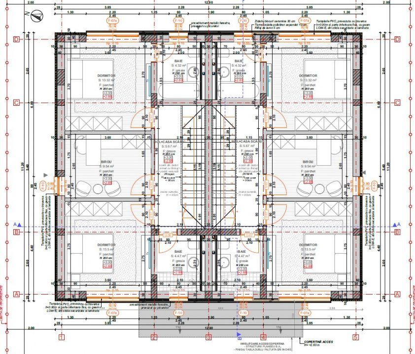 Teren pt duplex in Mehala cu autorizatie si proiect, strada asfaltata|Comision 0 - Schiță 13