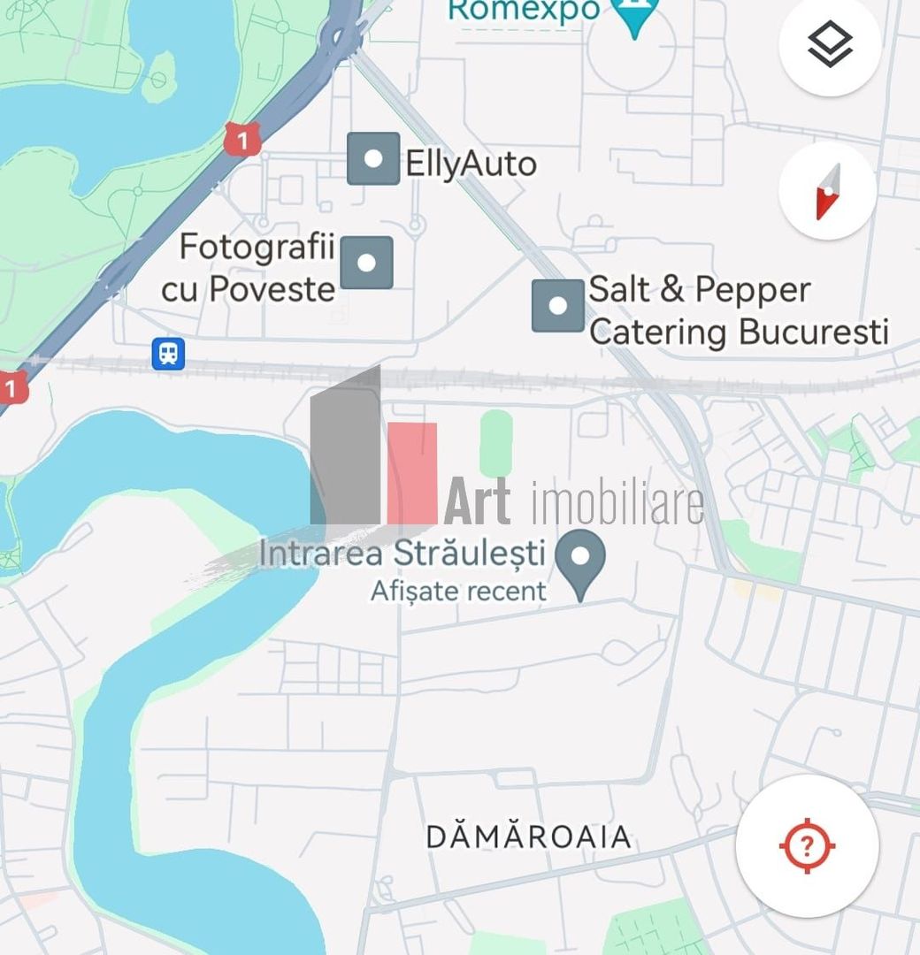 Teren intravilan 550 mp, pretabil dezvoltare, sos Straulesti - Poză 1