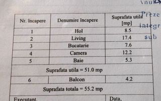 Apartament 2 camere, Visan, 50 mp, balcon, loc parcare - Poză 3