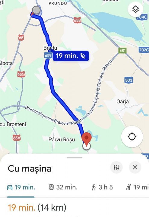 Casă Suseni-Cersani construcție solidă, teren 578 mp, zona superba - Poză 5