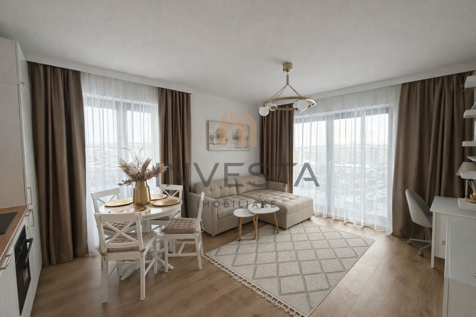 2 camere - finisaje de lux, Intre Lacuri | Bloc nou, etaj intermediar - Poză 1