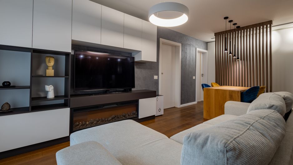 Apartament 2 camere mobilat complet, parcare subterana Schei - Poză 12