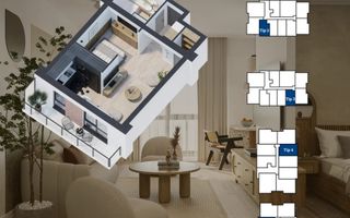 Apartament 1 camera, bloc nou, fara comision, Dealul Galata - Poză 5