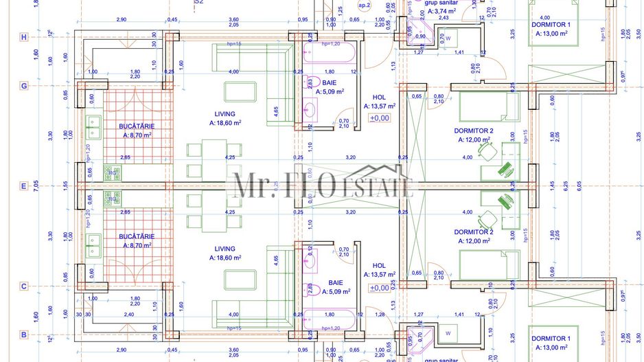 3000 E DISCOUNT - Duplex pe parter 3 camere Mosnita Noua cu Canalizare - Poză 3