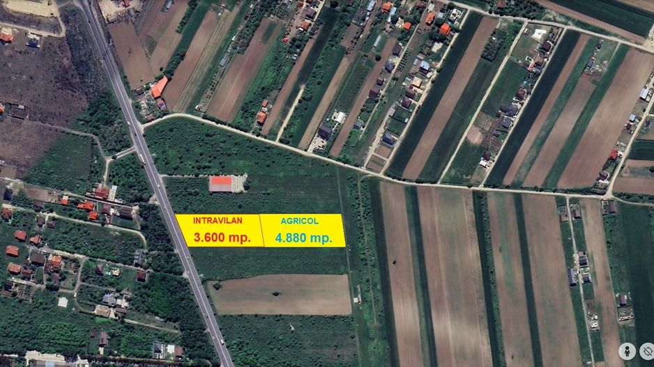 TARTASESTI - 8.478 mp. teren intravilan cu deschidere de 33 m. la DN7 - Poză 4