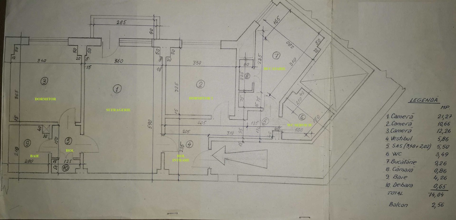 De inchiriat apartament 3 camere, zona 13 Septembrie-Marriott - Poză 8