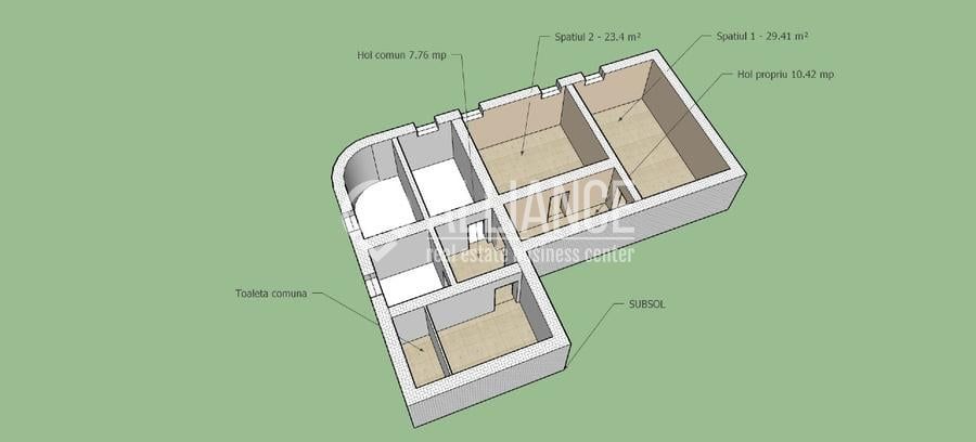 Spatii birouri si comerciale in cladire birouri ultracentral,langa magazin Tomis - Poză 6