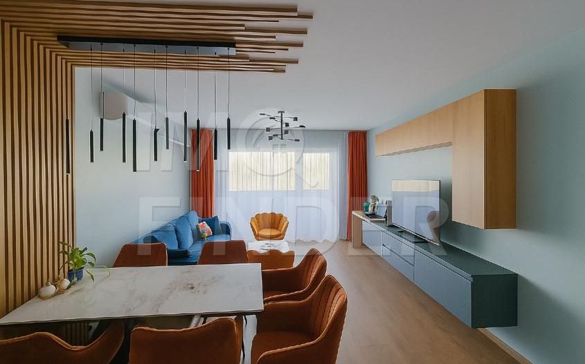 Apartament 3 camere, 74 mp, 2 bai, mobilat premium, Sopor - Baza Sportiva - Poză 2