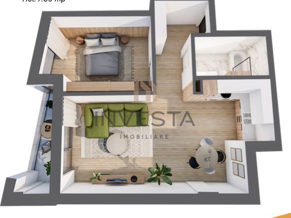 Apartament modern/Ansamblu rezidential NZEB/Zona centrala - Poză 1