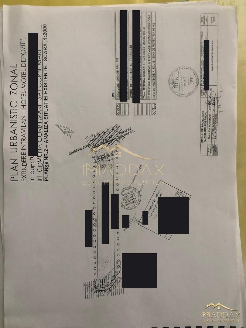 Teren 14.915 mp // PUZ aprobat hotel-motel + depozit // A1 București–Pitești - Poză 5