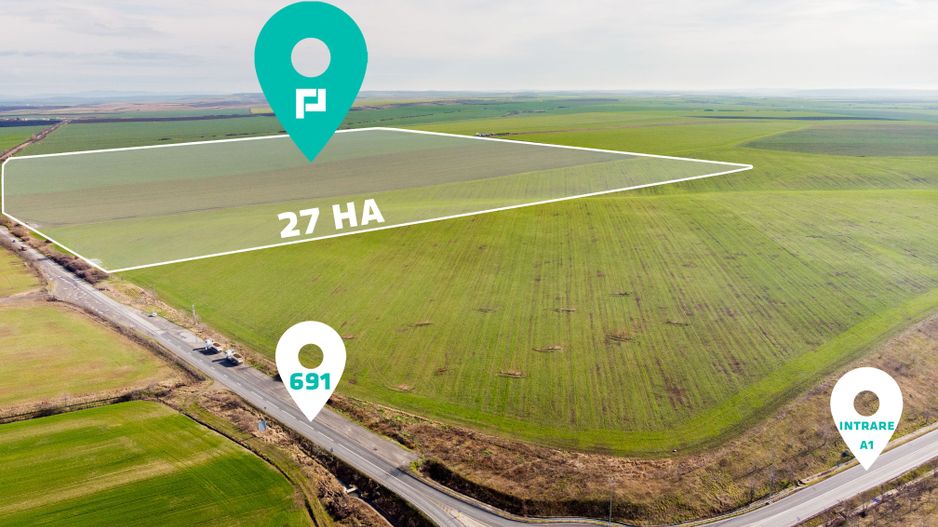 Teren 270,000mp Giarmata - Poză 1