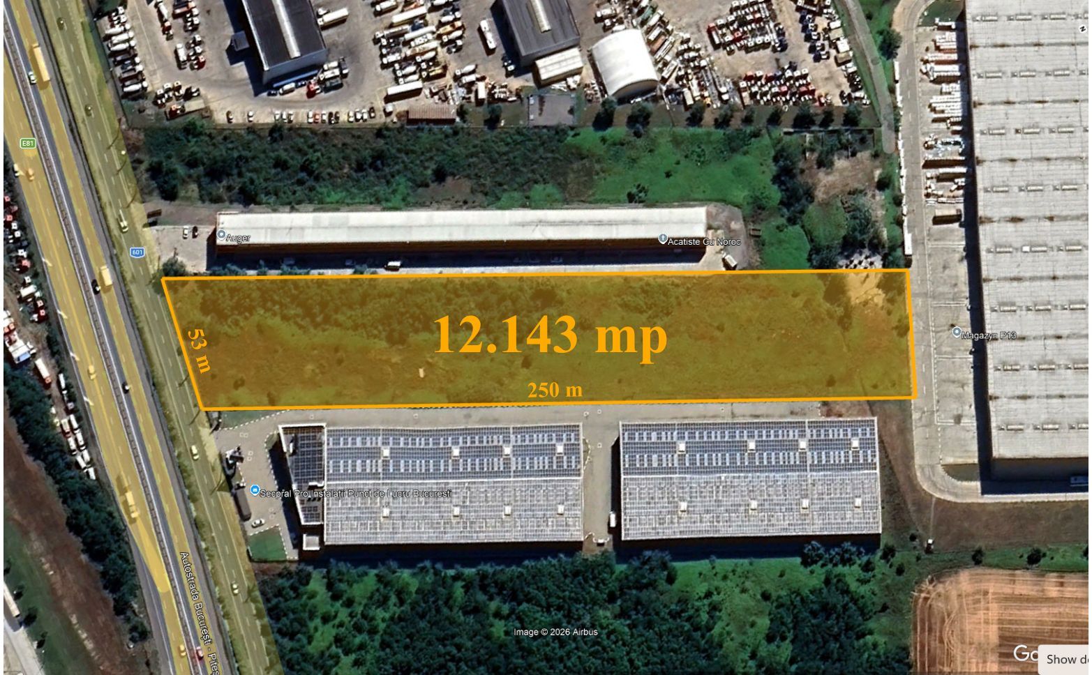 Teren industrial premium – acces direct A1 București–Pitești - Poză 3