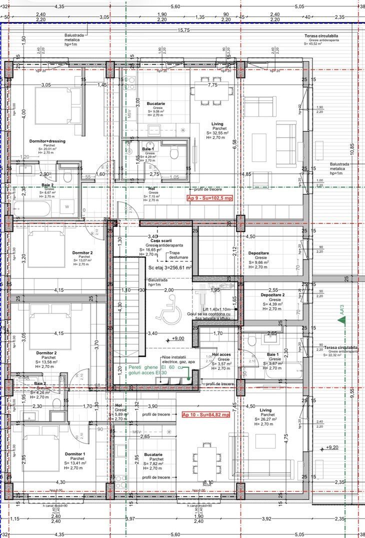 Soarelui – Braytim | Proiect Nou | Lift | Apartamente & S.A.D.-uri - Poză 11