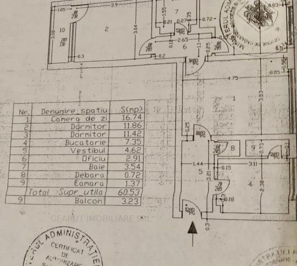 Apartament 3 camere Stefan Cel Mare - Schiță 16