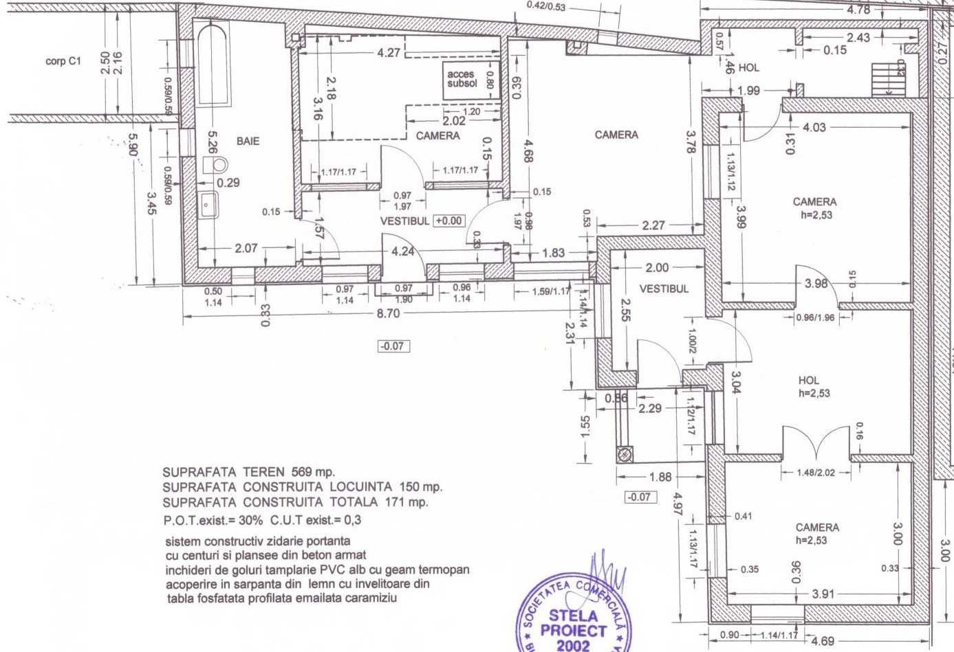Casa cu teren 570/650 mp sect 5 Antiaeriana int. Alexandriei - Poză 6