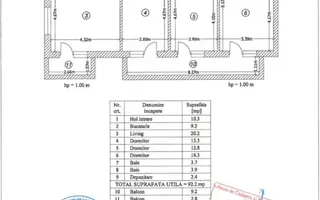 Apartament 4 camere decomandat | 92,2 mp utili, Loc parcare inclus - Poză 25