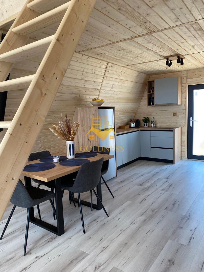 Afacere la cheie! Minicomplex 2 cabane A-frame, teren 1250mp, Vladeasa - Poză 10