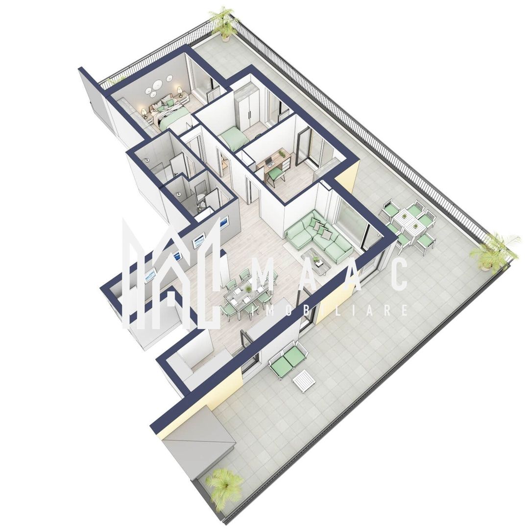 Penthouse 3 camere | Terasa 108 mp | Turnisor - Poză 5