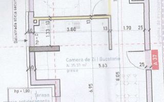 Apartament 2 camere, orientare vestica! Cu extras de carte funciara! - Schiță 9