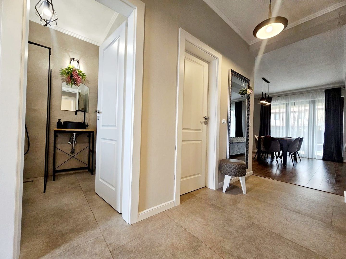 Duplex modern 5 camere 120 mp teren 335 mp Dumbravita Ferventia - Poză 24