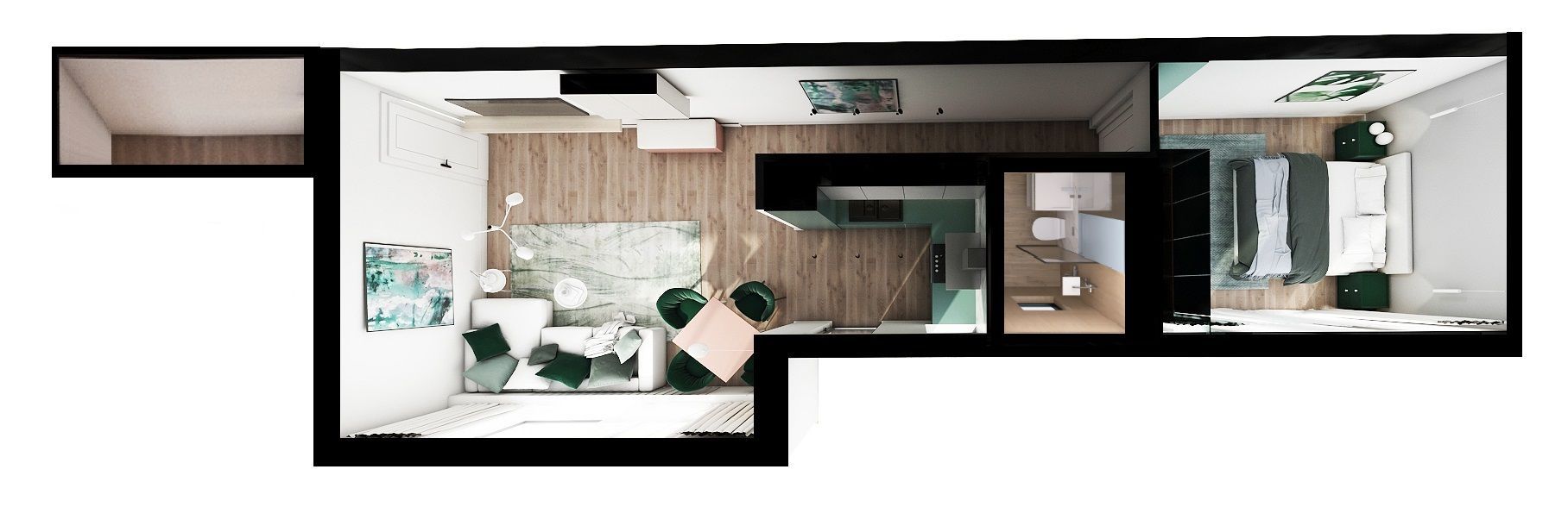 2 camere Pta- Victoriei Buzești - Schiță 1