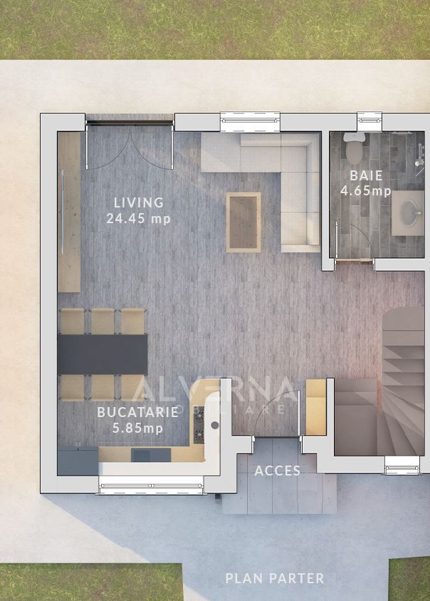 Casa duplex | 4 camere + 2 locuri de parcare | zona Floresti - Teilor - Schiță 15